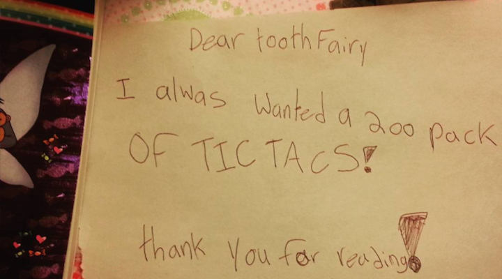 5 Hilarious RequestsFrom Kids to the Tooth Fairy